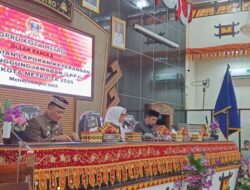 DPRD Kota Metro Gelar Rapat Paripurna dan Walikota Sampaikan 14 Program LKPJ 2024