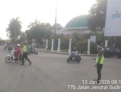 Kehadiran Personel Satlantas Metro, Ciptanya Lalu Lintas Yang Aman