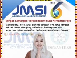 Kepala SMKN 1 Trimurjo, Vivin Refi Astuti ucapkan “Selamat HUT ke-6 JMSI dan HPN 2026
