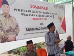 Anggota Komisi V DPRD Lampung Muhamad Ghofur Gelar Sosialisasi Wawasan Kebangsaan dan PIP di Kalirejo