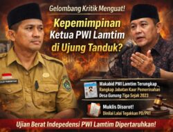 Badai Internal PWI Lamtim Kian Dahsyat: Wakabid Organisasi Ternyata Pejabat Desa Aktif