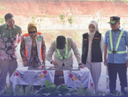 Ketua DPRD Provinsi Lampung, Ahmad Giri Akbar Menghadiri Peresmian Pembangunan Embung