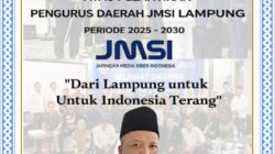 Kepala MAN 1 Lampung Timur bapak Hi. Rubangi M.Pd.I mengucapkan, Selamat & Sukses atas pelantikan Ketua JMSI Provinsi Lampung, Priode 2025 – 2030