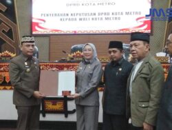Paripurna LKPJ 2025, Wali Kota Metro Tegaskan Komitmen Percepatan Pembangunan dan Kesejahteraan Masyarakat