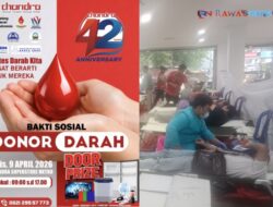 Ayo Donor Darah di HUT Chandra Superstore Metro ke-42, Setetes Darah Sejuta Harapan