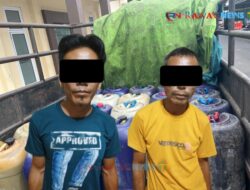 Polres Metro Lampung Bongkar Praktik BBM Oplosan, Dua Pelaku dan Puluhan Derigen Diamankan