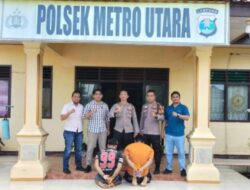 Jajaran Polsek Metro Utara Bekuk Dua Terduga Penyalahgunaan Narkotika