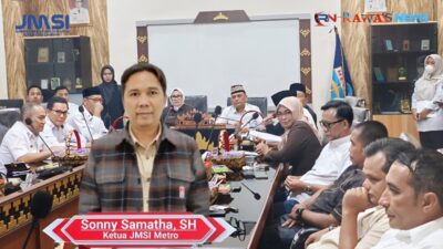 Ketua JMSI Pengcab Metro Menyangkan Hearing di DPRD Tertutup dan Wartawan Diusir Dari Ruangan