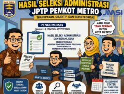 Pemkot Metro Umumkan Hasil Seleksi JPT Pratama, Berikut Nama – Namanya !!