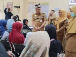 Guna Tingkatkan Pelayanan Kesehatan, Walikota Metro Hi. Bambang Lakukan Sidak Ke Sejumlah Puskesmas