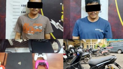 Dua Pelaku Curat di Metro Selatan Ditangkap, Polisi Amankan Motor dan PS4 Hasil Kejahatan