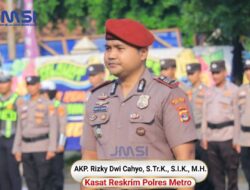 Usai Kenaikan Pangkat, Kasat Reskrim AKP Rizky Dwi Cahyo Tegaskan Komitmen Berantas Segala Bentuk Kejahatan di Kota Metro