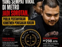Polemik RJ Bos Debt Collector di Metro, Matta Institute Ingatkan Pentingnya Rasa Keadilan