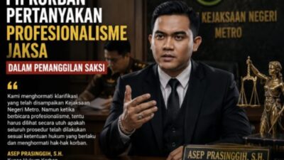 Polemik Makin Panas, PH Korban Soroti Pemanggilan Saksi Oleh Jaksa Dinilai Tidak Provisional
