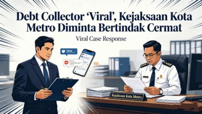 Kasus Debt Collector Viral Publik Soroti Upaya RJ, Kejaksaan Kota Metro Diminta Bertindak Cermat