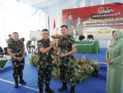 Pastikan Program TNI AD Berjalan Optimal, Danrem 043/Gatam Dampingi Kunker Pangdam XXI/RI di Tulang Bawang