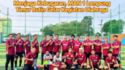 Menjaga Kebugaran, MAN 1 Lampung Timur Rutin Gelar Kegiatan Olahraga