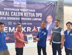 Walikota Metro Bambang Bakal Ramaikan Bursa Calon Ketua DPD Partai Demokrat Lampung