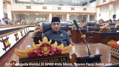 DPRD Desak Pemkot Metro Lampung Lakukan Lelang Terbuka Yang Transparan