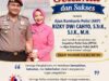 Chandra Superstore Kota Metro Mengucapkan Selamat dan Sukses Kepada Kasat Reskrim Metro AKP Rizky Dwi Cahyo, S.Tr.K., S.I.K., M.H. Chandra Superstore Kota Metro Mengucapkan Selamat dan sukses kepada AKP Rizky Dwi Cahyo, STrK, SIK, MH