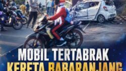 Dua Pelajar Meninggal Dunia Dalam Tabrakan Mobil dan Kereta Api di Lampung Utara