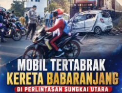 Dua Pelajar Meninggal Dunia Dalam Tabrakan Mobil dan Kereta Api di Lampung Utara