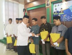 Sambut Tahun Baru Islam 1448 H, Kepala MAN 1 Metro Hadiri Acara Lebaran Anak Yatim di Kemenag Kota Metro