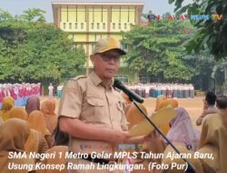 SMA Negeri 1 Metro Gelar MPLS Tahun Ajaran Baru, Usung Konsep Ramah Lingkungan