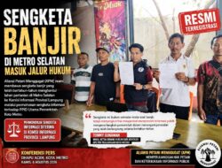 Banjir Tak Kunjung Teratasi, APM Laporkan Pemkot Metro ke Komisi Informasi Provinsi Lampung