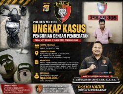 Gerak Cepat Tim URC Satreskrim Polres Metro, Berhasil Ungkap Kasus Pencurian