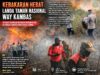 Kebakaran Hebat Melanda TNWK, Petugas Berjibaku Padamkan Api
