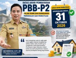 Kejar Target Penerimaan, Pemkot Metro Beri Kelonggaran Bayar PBB-P2 Hingga 31 Oktober 2026