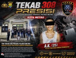 Tekab 308 Presisi Polres Metro Ringkus Pencuri HP, Beraksi Saat Korban Terlelap