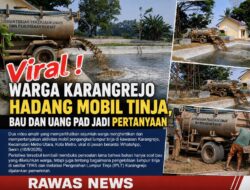 Viral !! Warga Karangrejo Hadang Mobil Tinja, Bau dan Uang PAD Jadi Pertanyaan