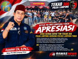 Bravo Tekab 308 !! IWO Lampung Timur Apresiasi Gerak Cepat Ungkap Kasus Pembunuhan dan Perampokan