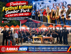 Festival Kuliner Samber Park dan HUT DPC GRIB Jaya Berlangsung Meriah, Perkuat Sinergi dengan Masyarakat
