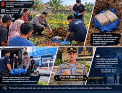 Geger! Diduga Janin Bayi Ditemukan Terkubur di Tanah Kosong Jalan Damai II Metro