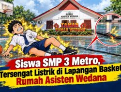 Latihan Senam Berujung Petaka, Siswa SMPN 3 Metro Tersengat Kabel Terkelupas di Rumah Asisten Wedana