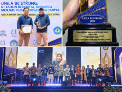 IWO Lampung Raih Anugerah UNILA Be Strong 2026, Tegaskan Komitmen Kolaborasi Pers dan Kampus
