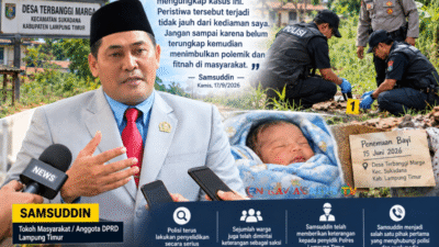 Kasus Penemuan Bayi di Terbanggi Marga Belum Terungkap, Tokoh Masyarakat Desak Polisi Serius Mengusut