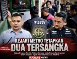 Kejari Metro Bongkar Dugaan Korupsi Proyek Jalan Tejosari, Dua Orang Jadi Tersangka
