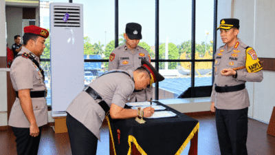 Kompol Regan Kusuma Wardani Resmi Jabat Kasat Reskrim Polresta Bandar Lampung