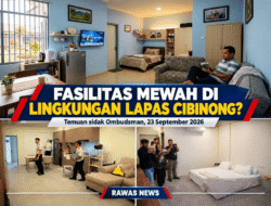 SIDAK OMBUDSMAN! Fasilitas Mewah di Lapas Cibinong Terungkap, Dugaan Sewa Kamar & Alkohol Disorot