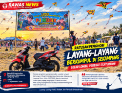 Ratusan Penghobi Layang-Layang Padati Giriklopomulyo, Hadiah Utama Honda Vario dan Santunan Anak Yatim